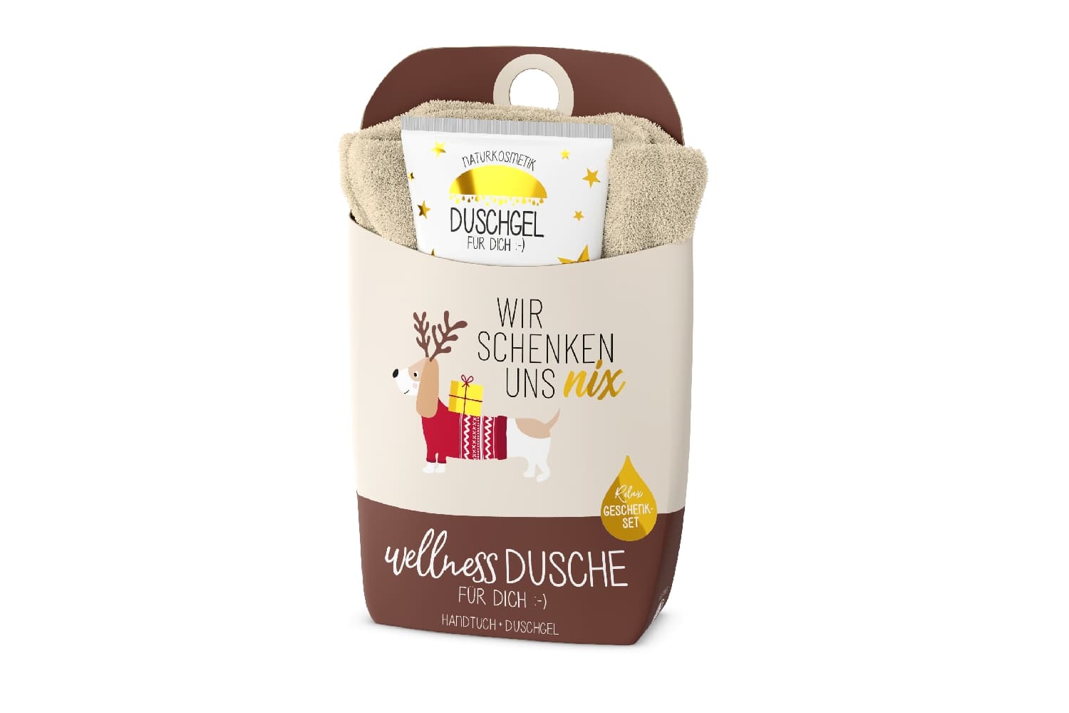 Geschenk für Dich Wellnessdusche Wir schenken uns nix