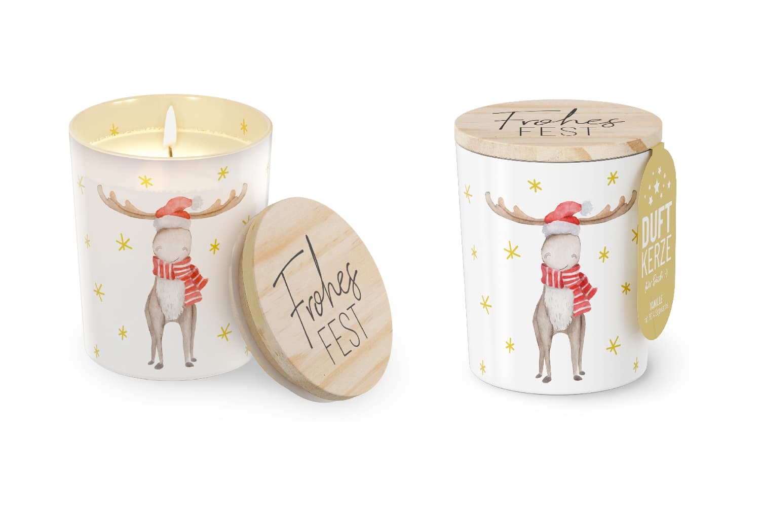 Geschenk für Dich Duftkerzen Frohes Fest