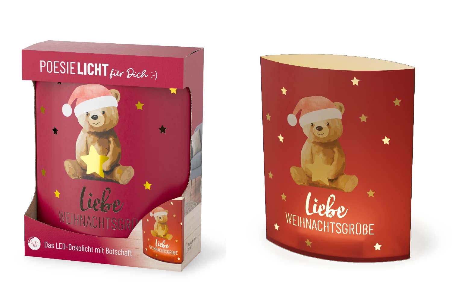 Geschenk für Dich Poesielicht Liebe Weihnachtsgrüße