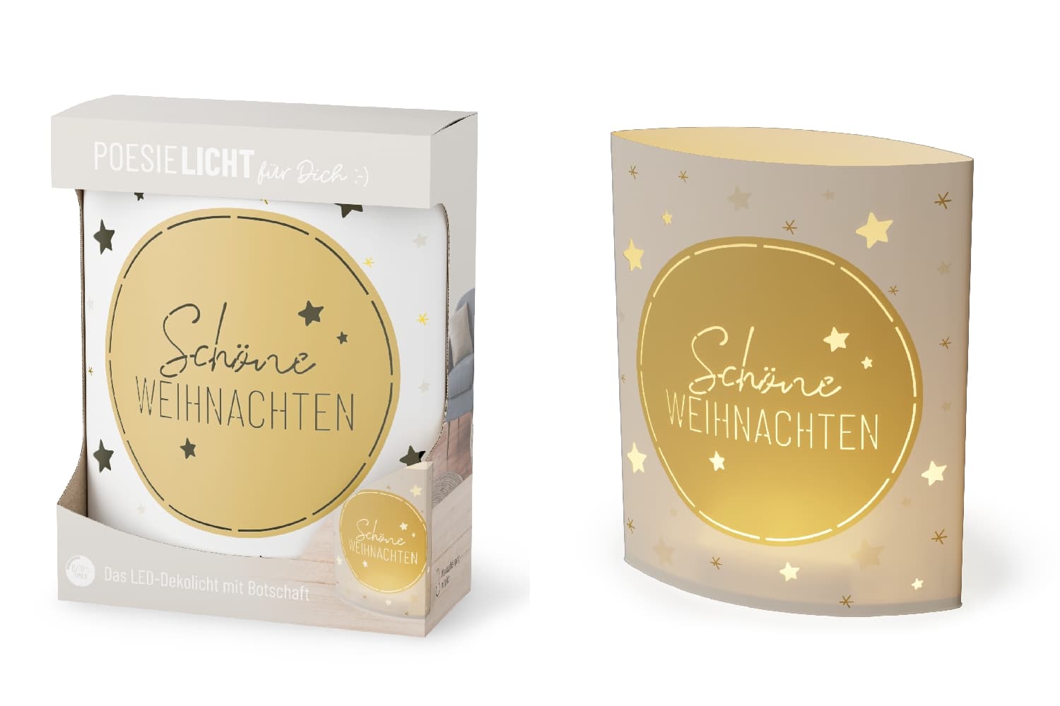 Geschenk für Dich Poesielicht Schöne Weihnachten