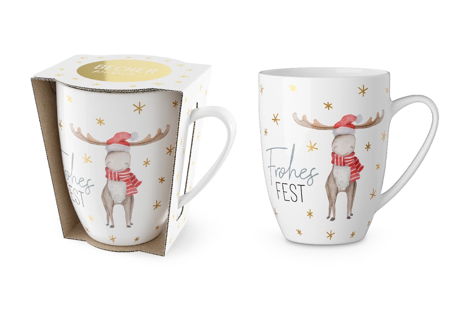 Geschenk für Dich Becher Frohes Fest 250ml 