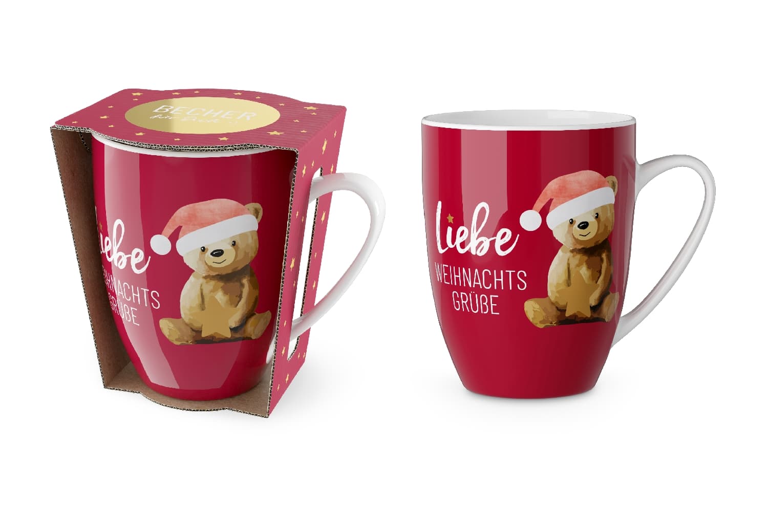 Geschenk für Dich Becher Liebe Weihnachts Grüße 250ml 