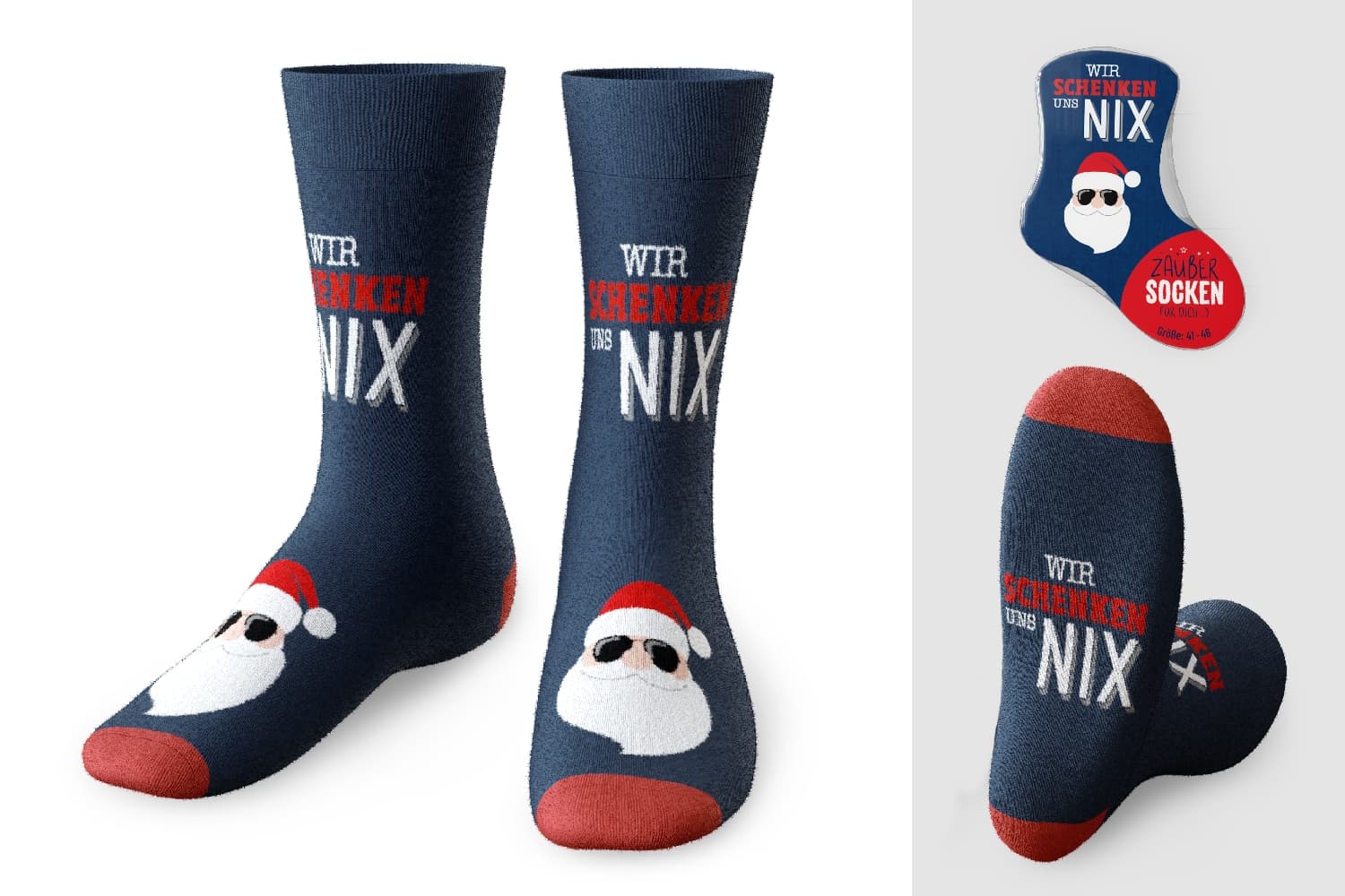 Geschenk für Dich Zaubersocken Wir schenken uns nix