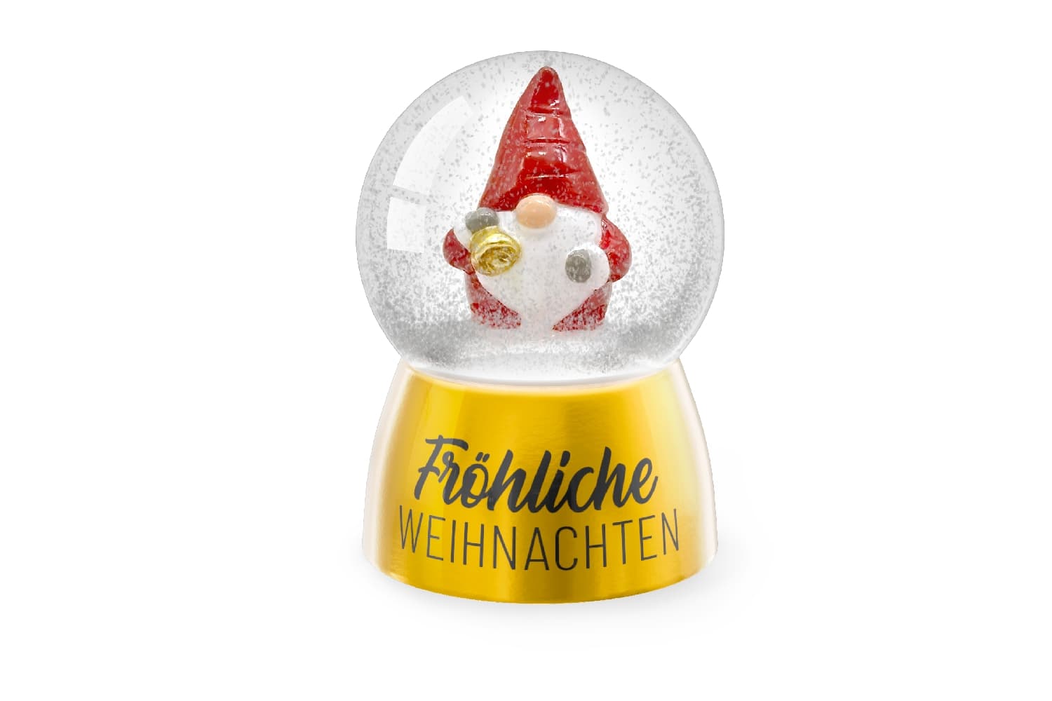 Geschenk für Dich Glitzerkugel Fröhliche Weihnachten