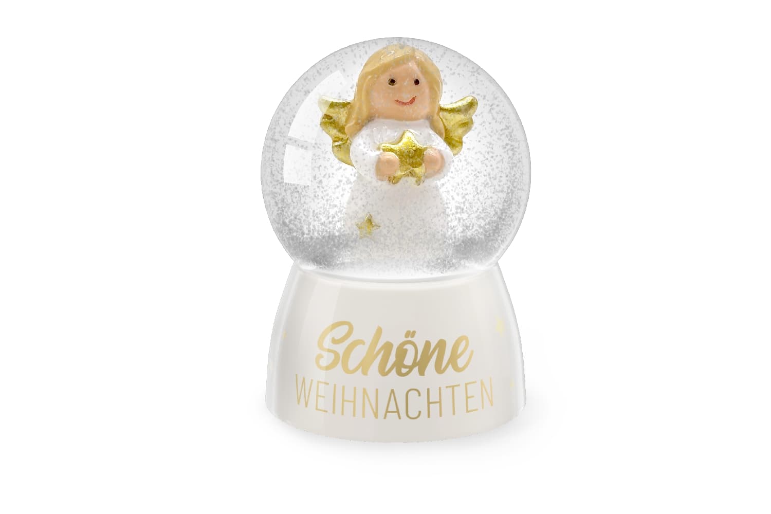 Geschenk für Dich Glitzerkugel Schöne Weihnachten