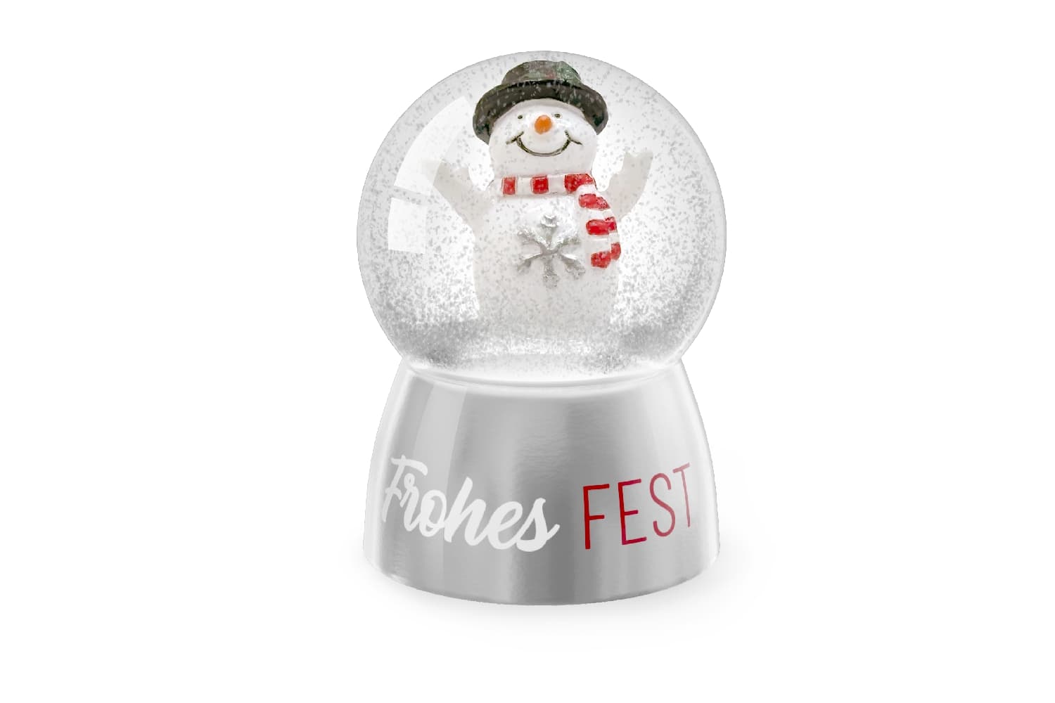 Geschenk für Dich Glitzerkugel Frohes Fest