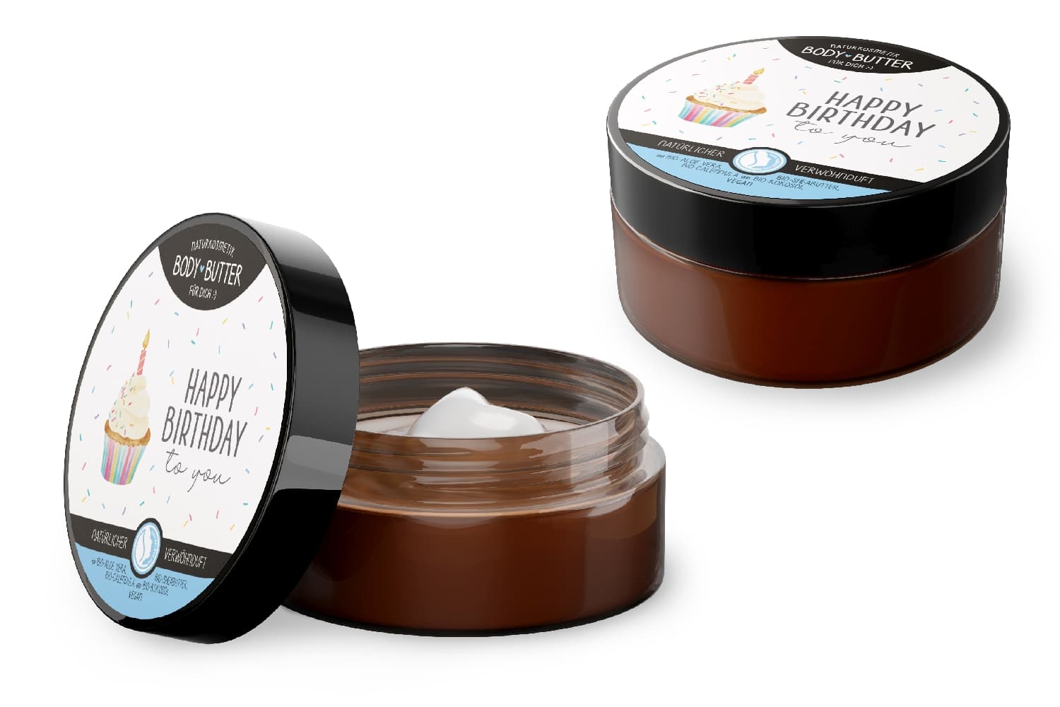 Geschenk für Dich Bodybutter Happy Birthday