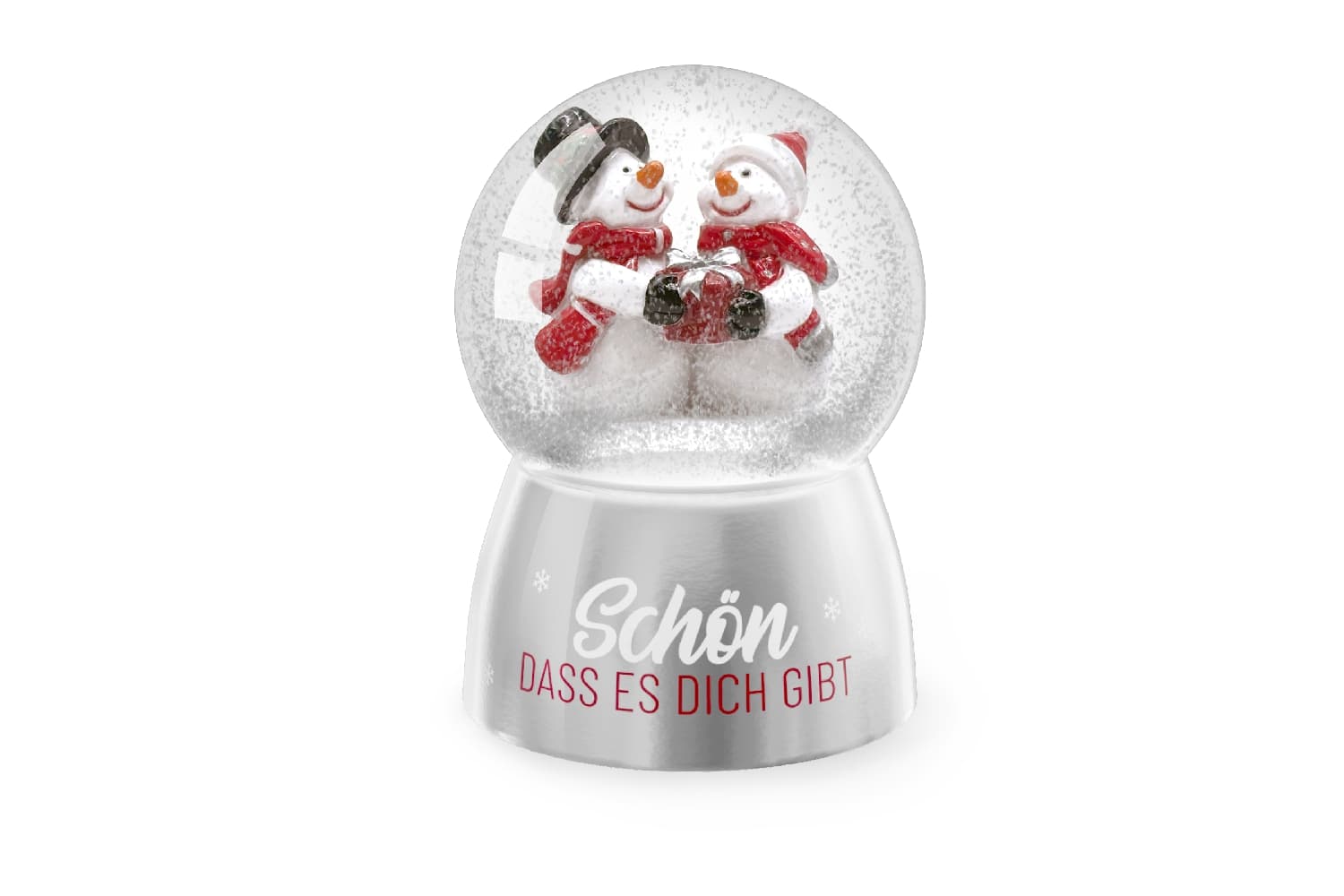 Geschenk für Dich Glitzerkugel Schön, dass es dich gibt