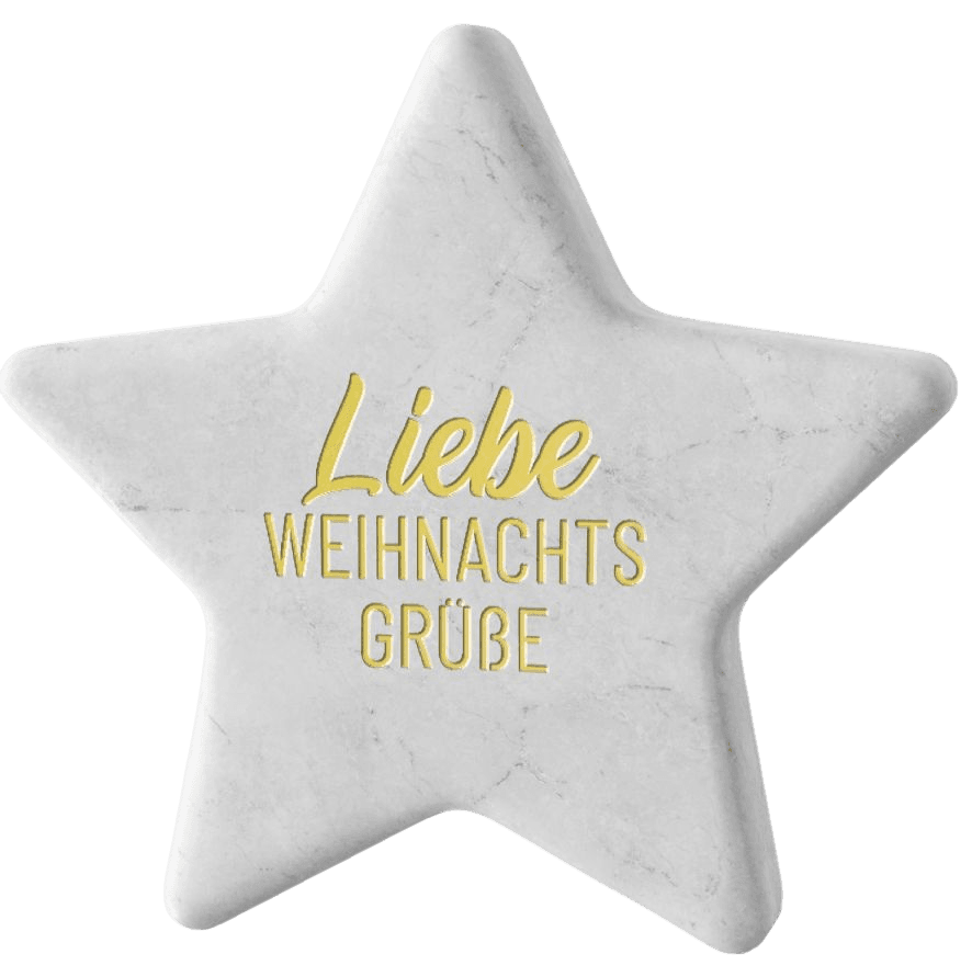 Geschenk für Dich Steinstern Liebe Weihnachtsgrüße