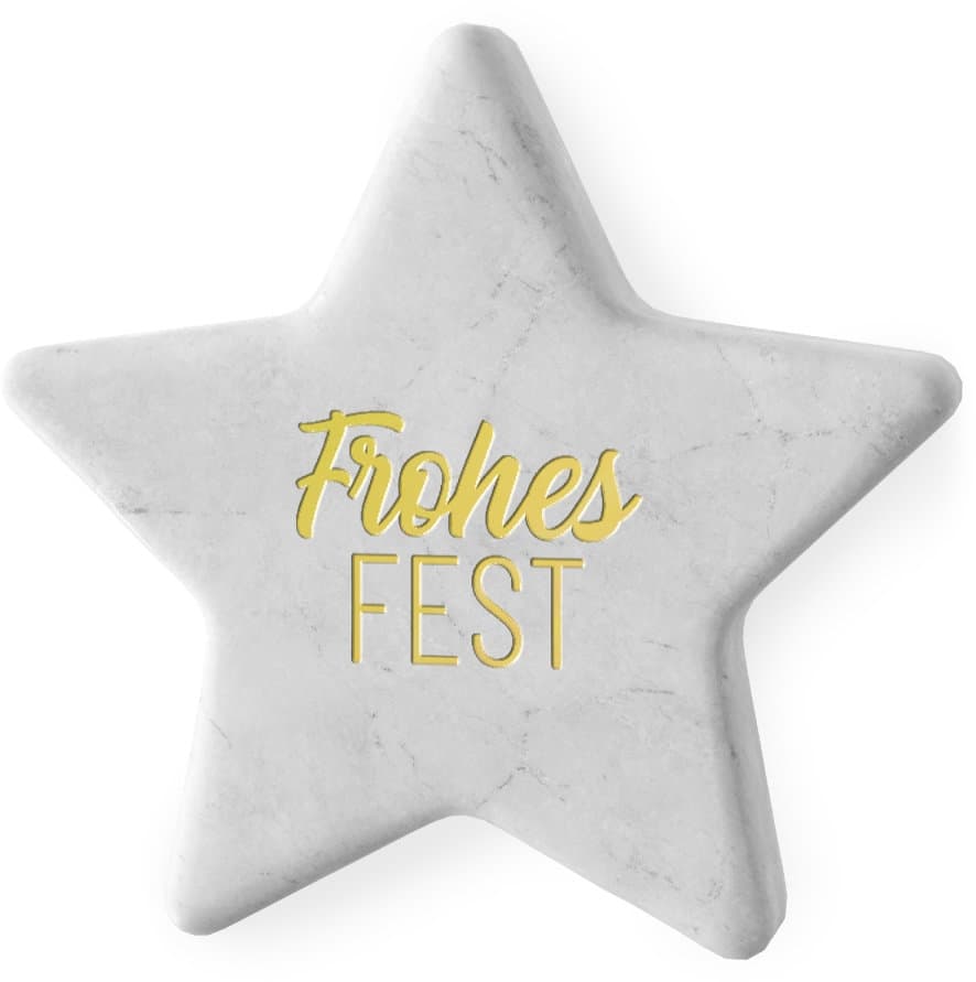Geschenk für Dich Steinstern Frohes Fest
