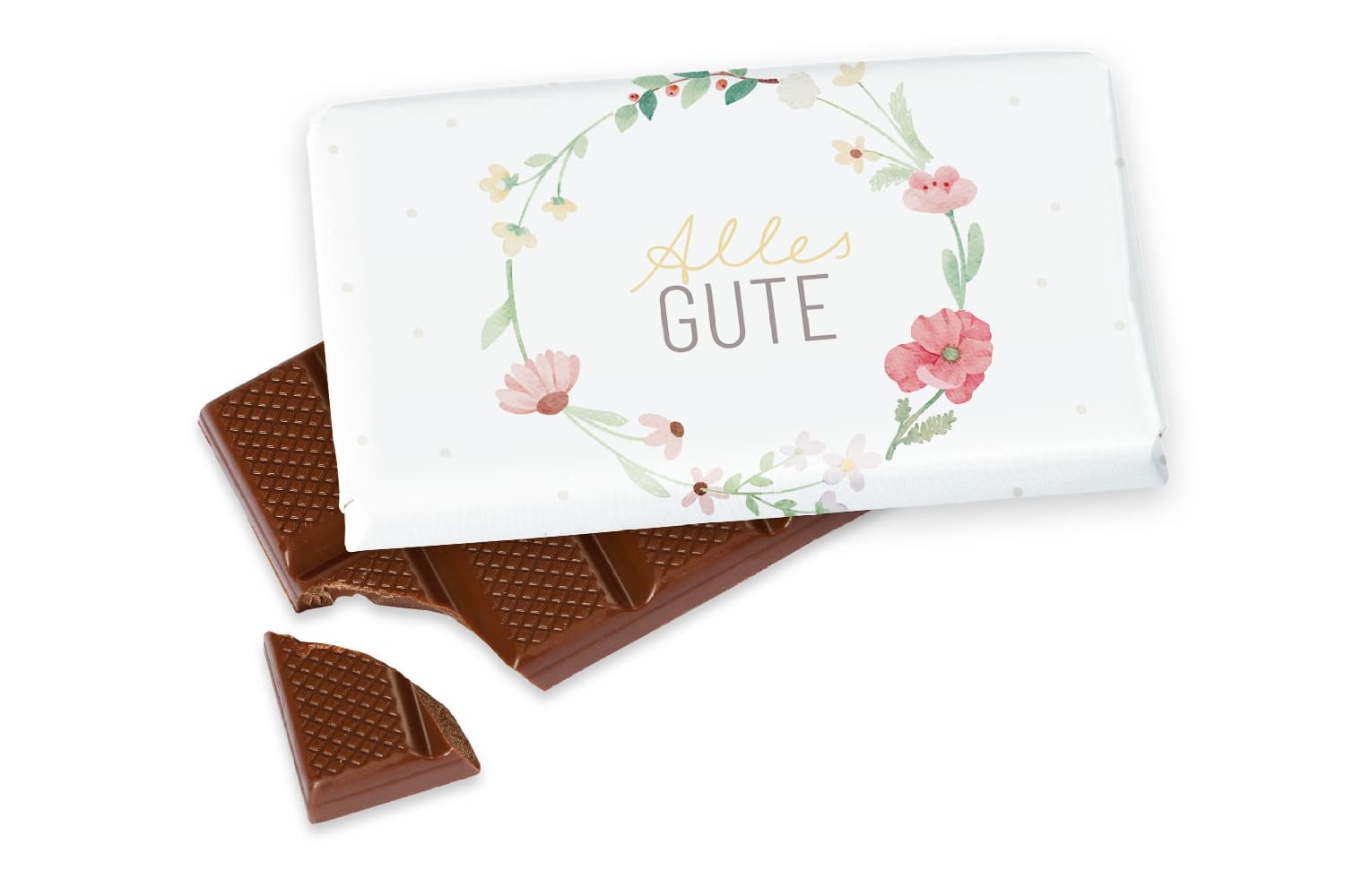 Geschenk für Dich Schokolade Alles Gute