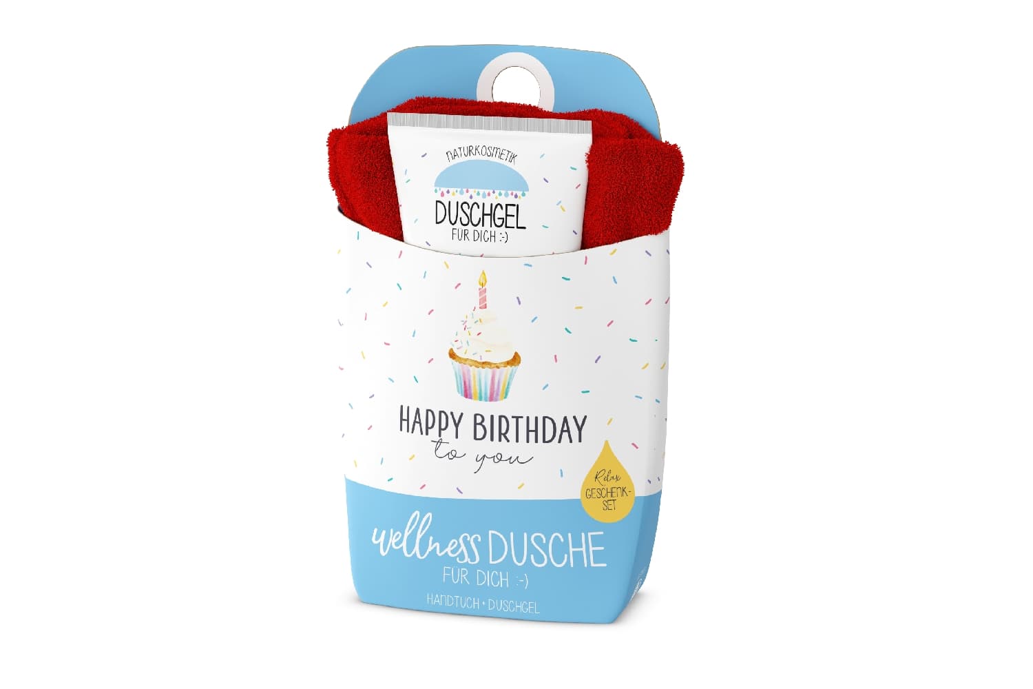 Geschenk für Dich Wellnessdusche Happy Birthday