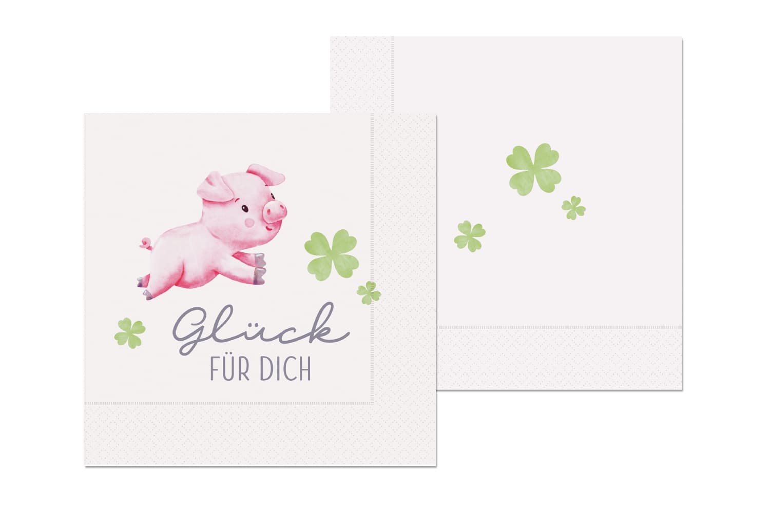 Geschenk für Dich Servietten Glück für Dich 33x33cm 