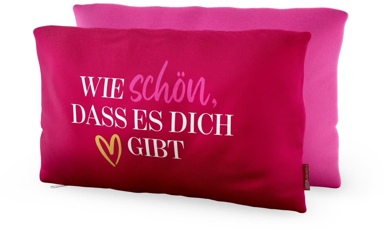 Geschenk für Dich Kissen Wie schön, dass es Dich gibt