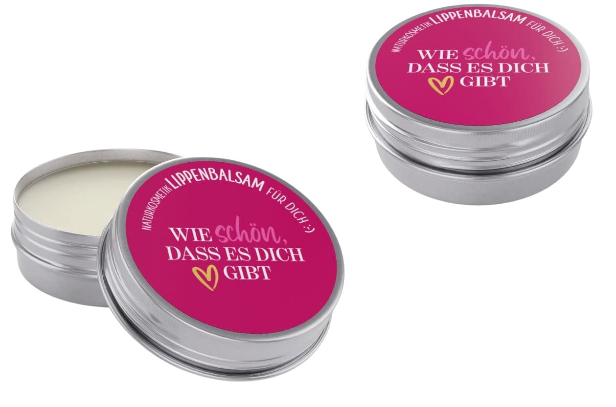 Geschenk für Dich Lippenbalsam Wie schön, dass es Dich gibt