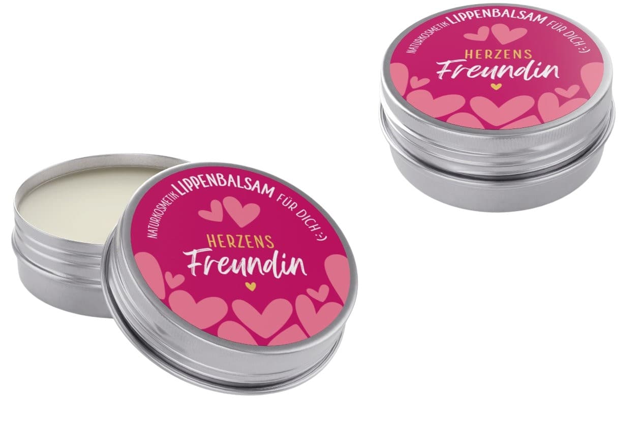 Geschenk für Dich Lippenbalsam Herzens Freundin