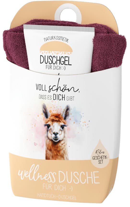 Geschenk für Dich Wellnessdusche Voll schön, dass es Dich gibt
