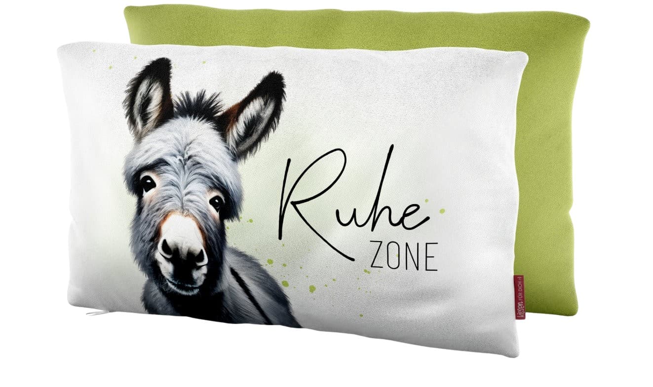 Geschenk für Dich Kissen Ruhe Zone