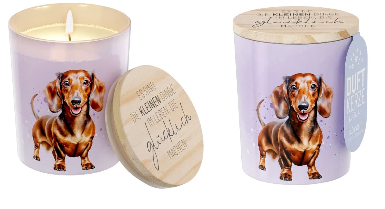 Geschenk für Dich Duftkerze Es sind die kleinen Dinge im Leben, die glücklich machen