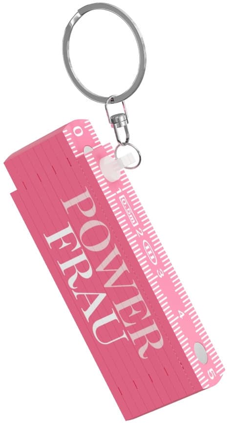 Geschenk für Dich Schlüsselanhänger Mini Zollstock Kussmund