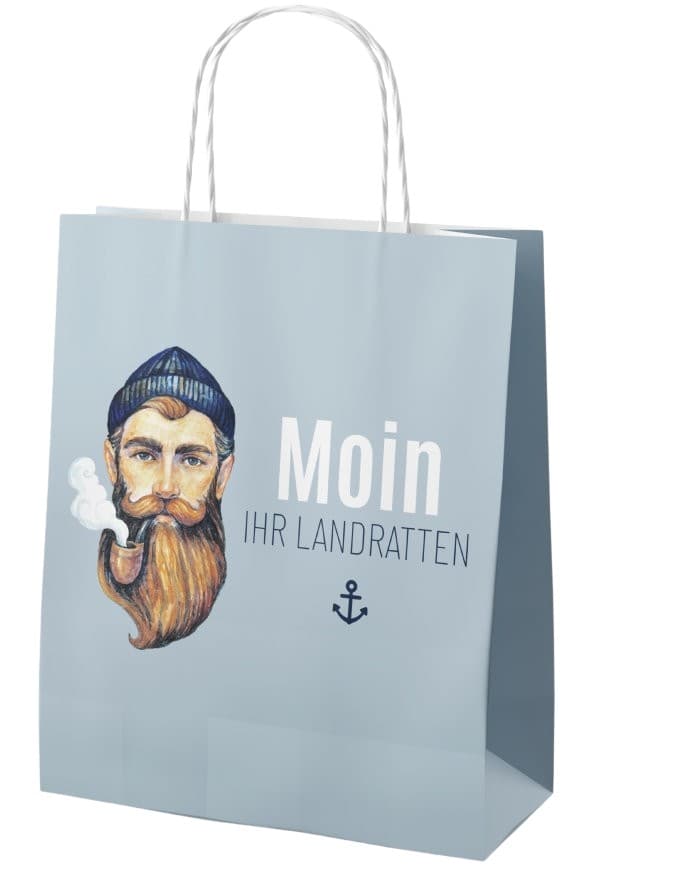 Geschenk für Dich Geschenktüte Moin