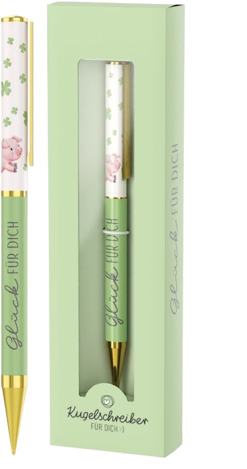 Geschenk für Dich Kugelschreiber Glück für Dich