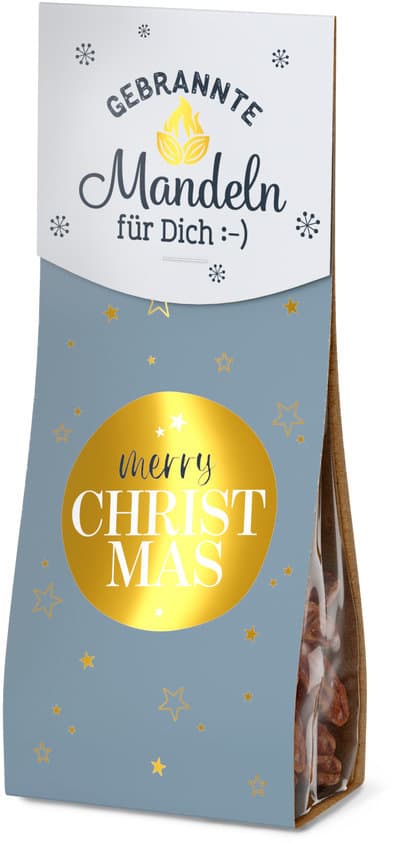 Geschenk für Dich Gebrannte Mandeln Merry Christmas