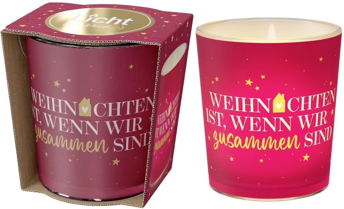 Geschenk für Dich Licht Weihnachten ist, wenn wir zusammen sind