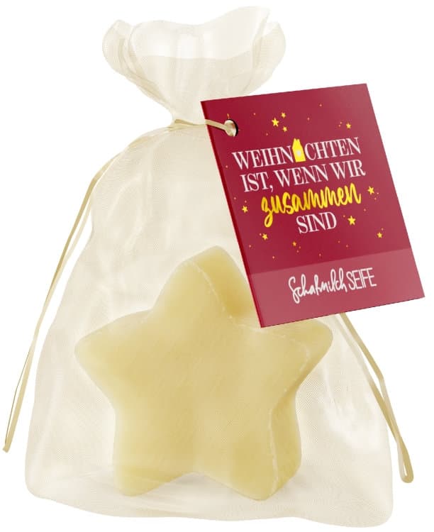 Geschenk für Dich Schafmilchseife Weihnachten ist, wenn wir zusammen sind