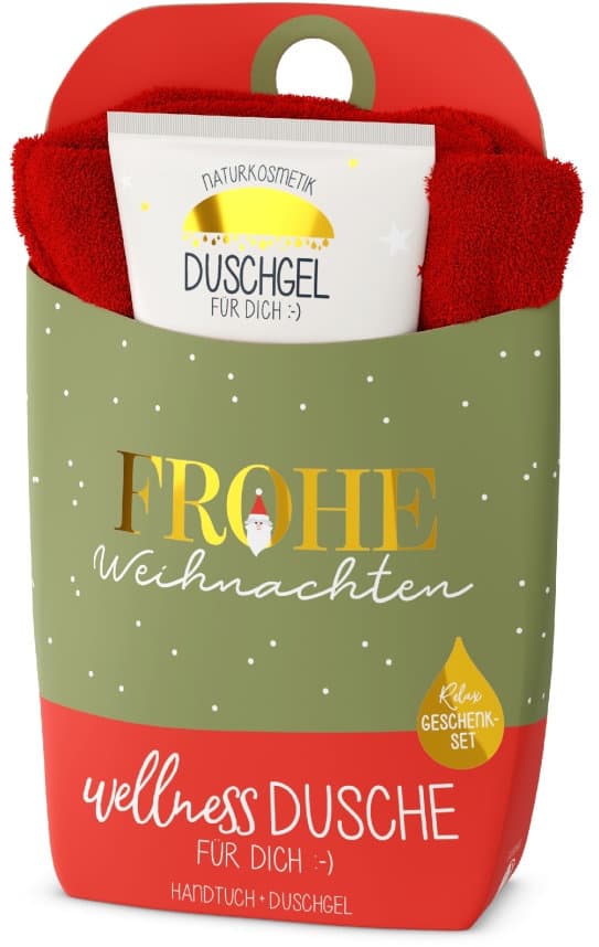 Geschenk für Dich Wellnessdusche Frohe Weihnachten