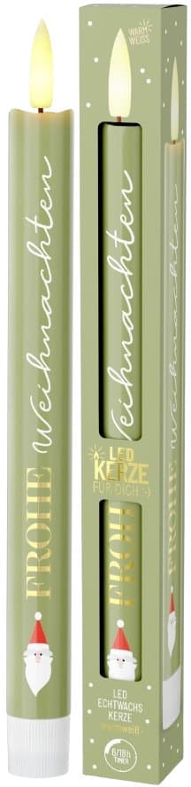 Geschenk für Dich LED-Kerze Frohe Weihnachten