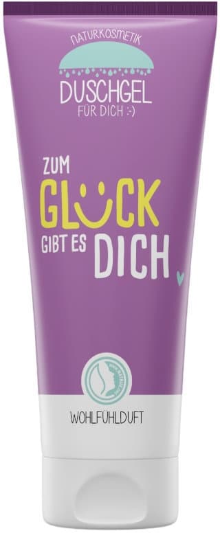 Geschenk für Dich Duschgel Zum Glück gibt es Dich