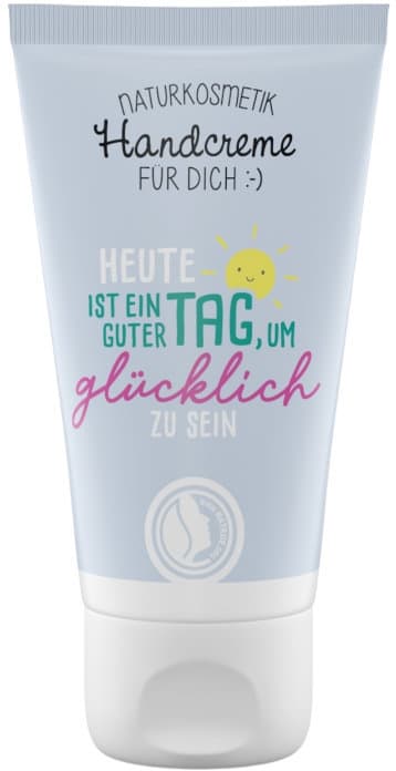 Geschenk für Dich Handcreme Heute ist ein guter Tag, um glücklich zu sein