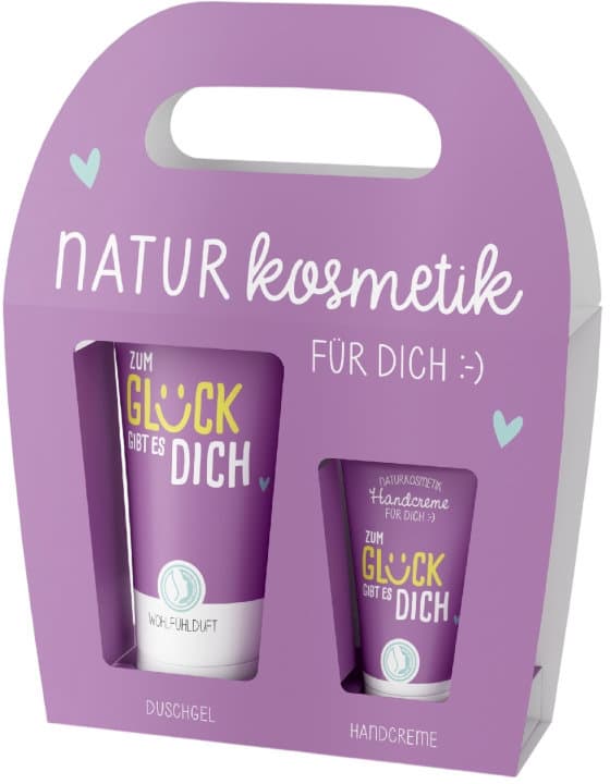 Geschenk für Dich Kosmetikset Zum Glück gibt es Dich