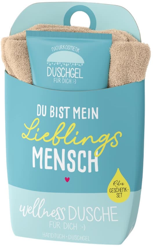 Geschenk für Dich Wellnessdusche Du bist mein Lieblingsmensch