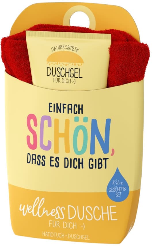 Geschenk für Dich Wellnessdusche Einfach schön, dass es Dich gibt
