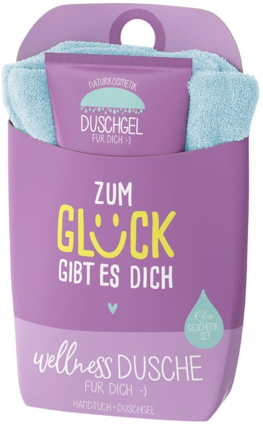 Geschenk für Dich Wellnessdusche Zum Glück gibt es Dich