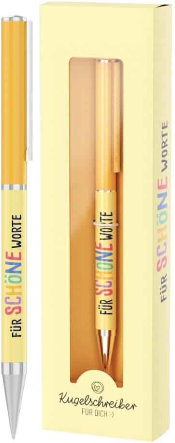 Geschenk für Dich Kugelschreiber Für schöne Worte