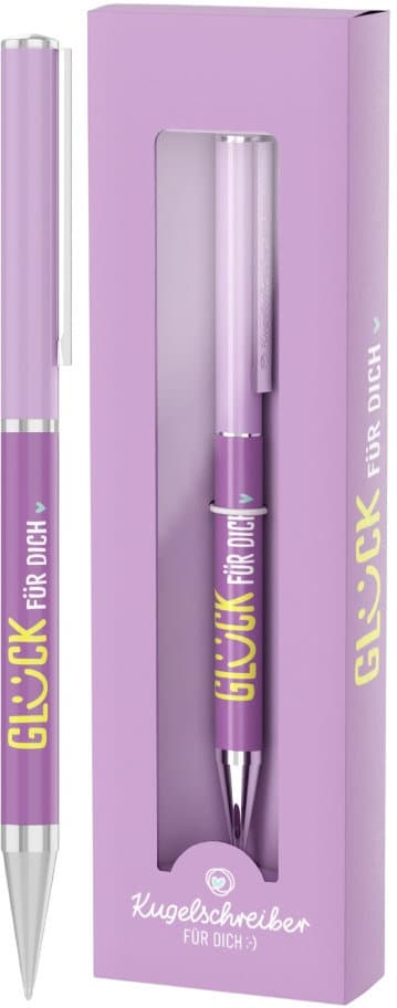 Geschenk für Dich Kugelschreiber Glück für Dich