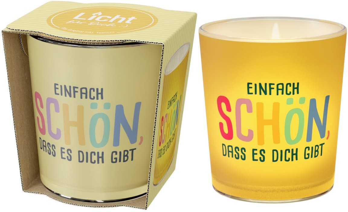Geschenk für Dich Licht Einfach schön, dass es Dich gibt