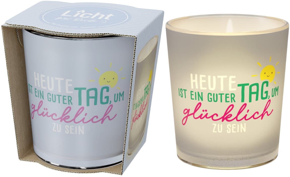 Geschenk für Dich Licht Heute ist ein guter Tag, um glücklich zu sein