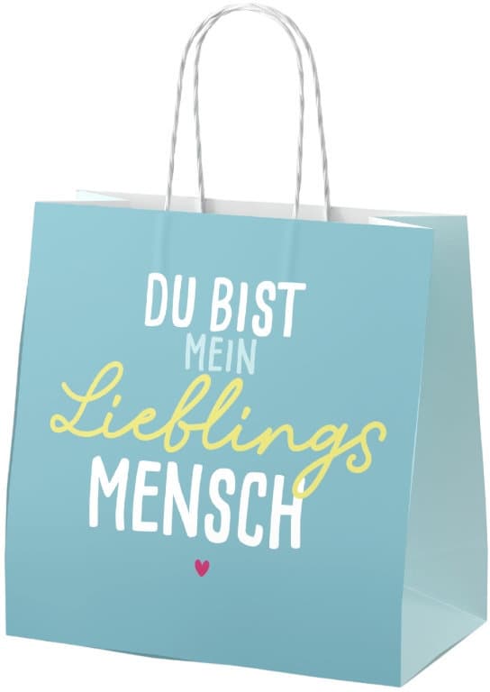Geschenk für Dich Mini Geschenktüte Du bist mein Lieblingsmensch