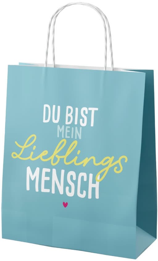 Geschenk für Dich Geschenktüte Du bist mein Lieblingsmensch