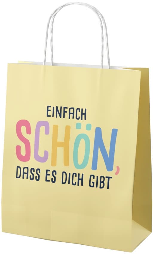 Geschenk für Dich Geschenktüte Einfach schön, dass es Dich gibt