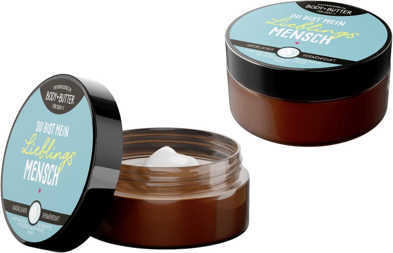Geschenk für Dich Bodybutter Du bist mein Lieblingsmensch