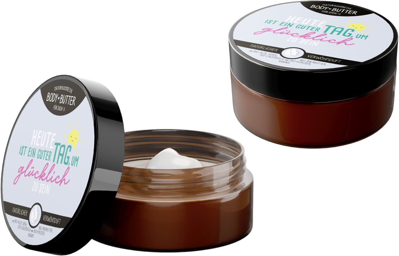 Geschenk für Dich Bodybutter Heute ist ein guter Tag, um glücklich zu sein