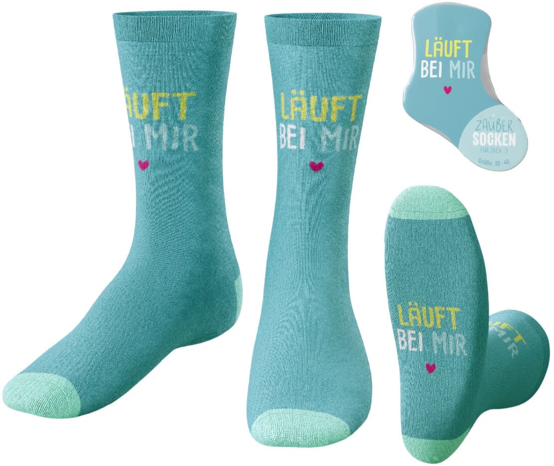 Geschenk für Dich Zaubersocken Läuft bei mir