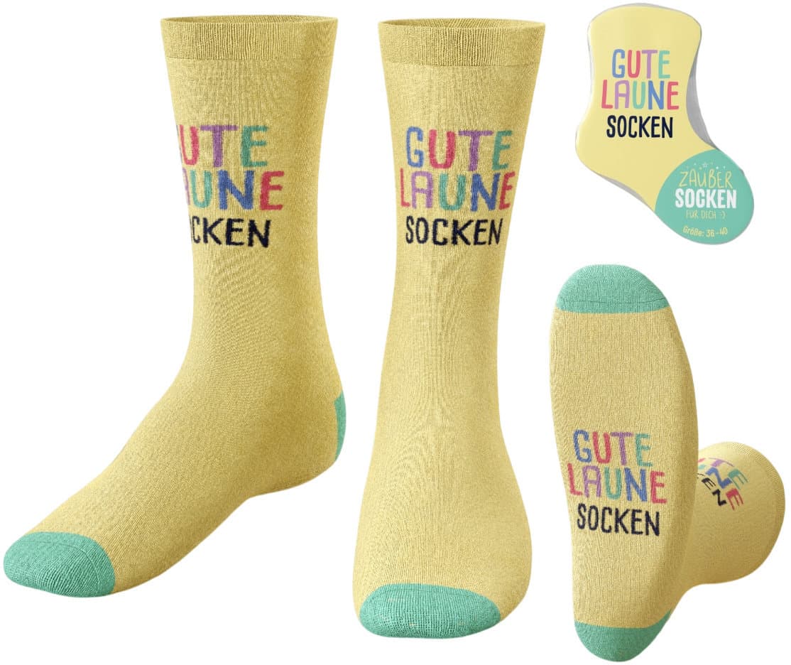 Geschenk für Dich Zaubersocken Gute Laune Socken