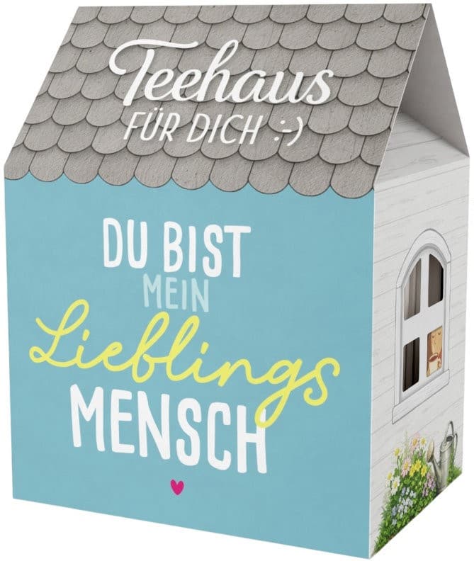Geschenk für Dich Teehaus Du bist mein Lieblingsmensch