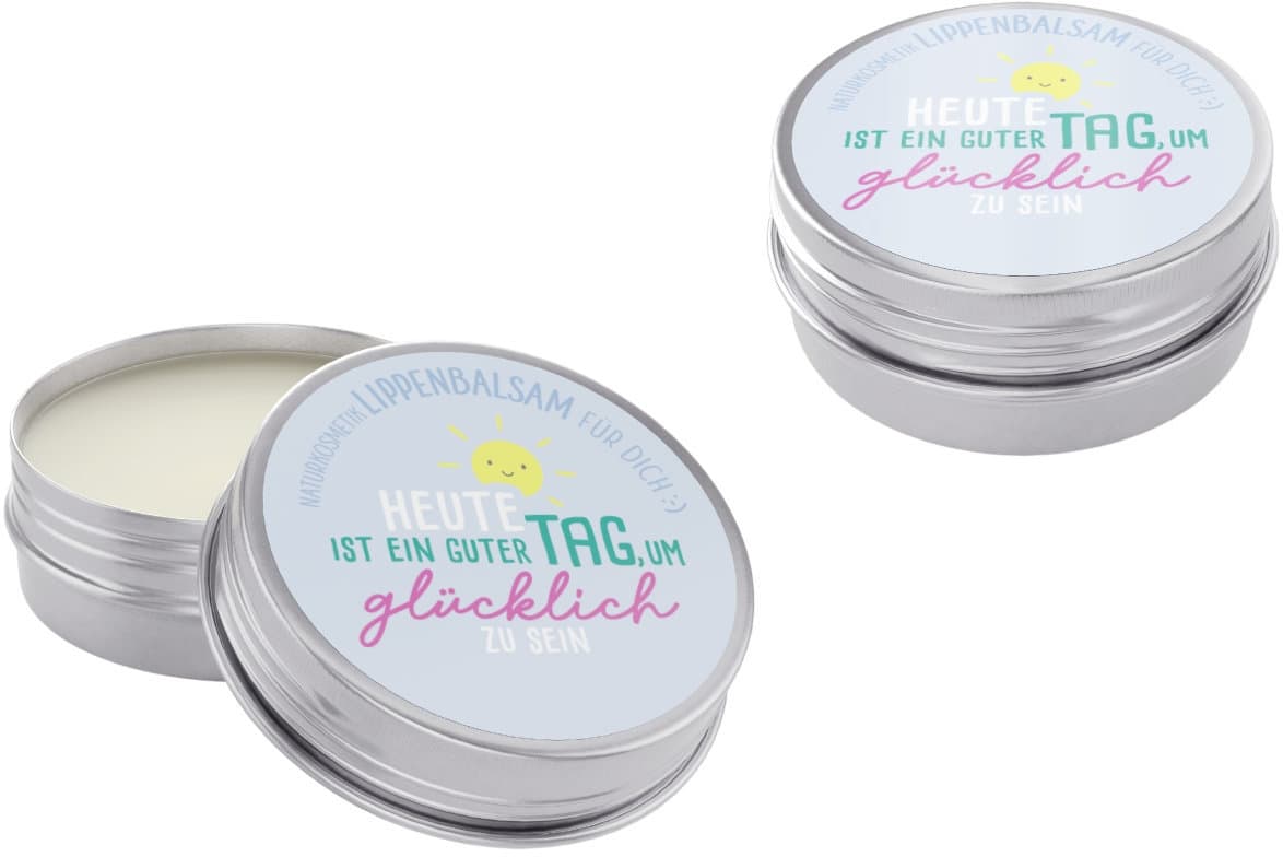 Geschenk für Dich Lippenbalsam Heute ist ein guter Tag, um glücklich zu sein